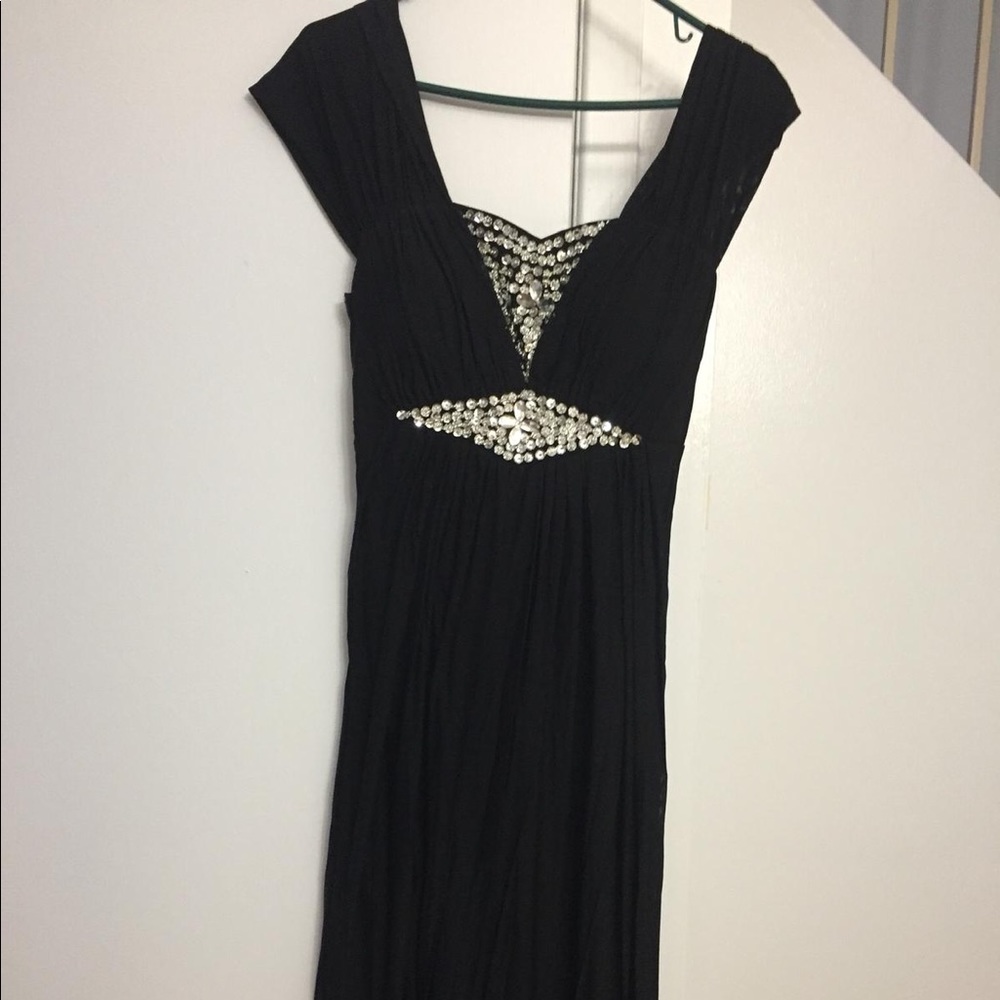 Long black dress